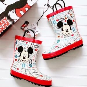 Oh Boy Mickey Mouse Boots - Toddler Boys 9/10 NEW